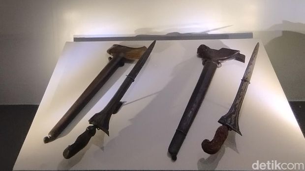Menteri Kebudayaan Fadli Zon saat buka pameran Pesona Keris Nusantara di Museum Nasional Indonesia (MNI).