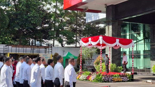 Pelantikan gugus tugas sengketa Pilkada 2024 di MK (Belia/detikcom)