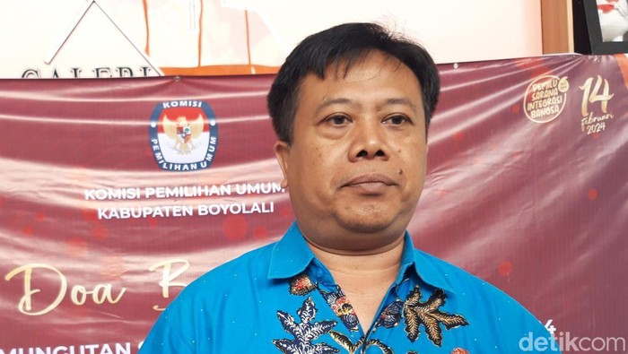Divisi Sodiklih, Parmas dan SDM, KPU Boyolali, Nyuwardi. Foto diunggah Senin (25/11/2024).