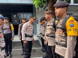 379 Polisi Diterjunkan Jaga 1.519 TPS se-Ponorogo