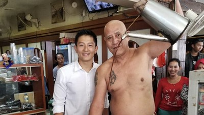 Gaya Keren Rio Haryanto Makan Seafood hingga ke Kopi Asiang