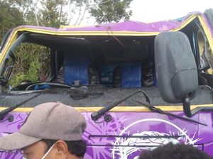 Kronologi Truk Rombongan Pendukung Paslon Tolikara Terbalik-Tewaskan 5 Orang