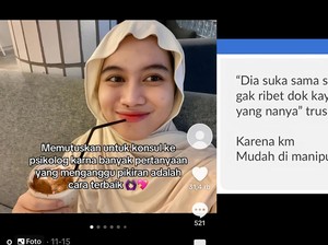 Viral Curhat Wanita 22 Tahun Konsultasi ke Psikolog, Jawabannya Bikin Nyes