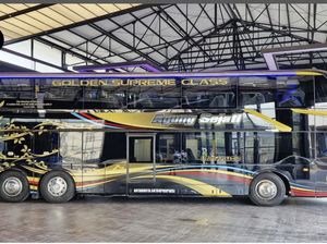 PO Agung Sejati Rilis Bus Double Decker Baru, Kabinnya Mewah Banget