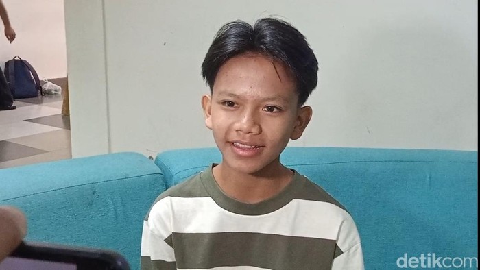 Farel Prayoga saat ditemui di kawasan Transmedia.