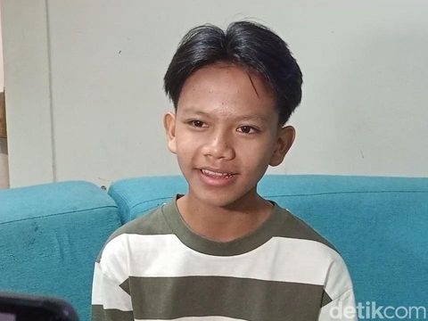 Farel Prayoga saat ditemui di kawasan Transmedia.