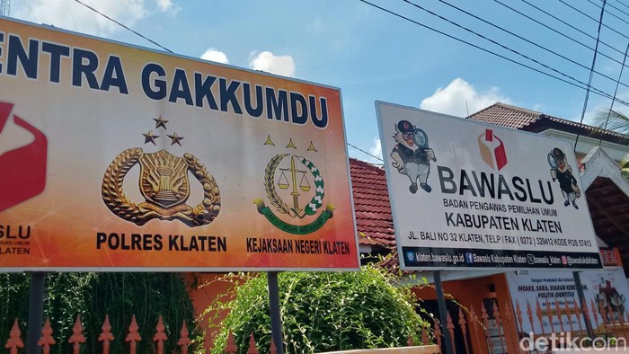 Kantor Bawaslu di Jalan Bali, Klaten. Foto diambil Selasa (26/11/2024).