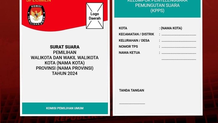 Kenali Surat Suara Pilkada 2024