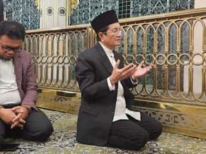 Kunjungi Raudhah, Menag Langitkan Doa untuk Rakyat dan Pemimpin Indonesia