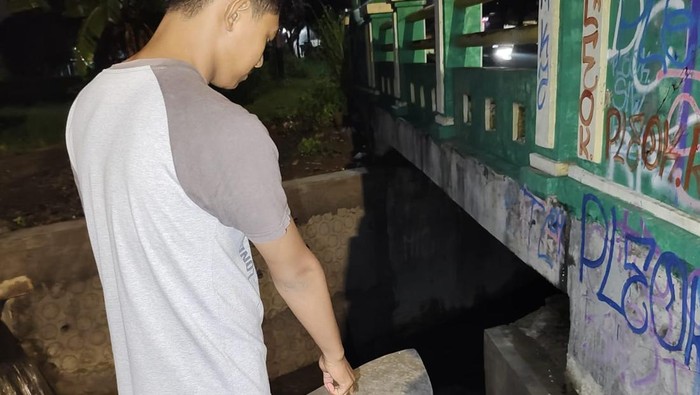 Lokasi penemuan bayi berjenis kelamin laki-laki di Jeblog, Ngestiharjo, Kasihan, Bantul.