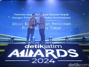 Dinas Kelautan dan Perikanan Jawa Timur Raih detikJatim Awards 2024