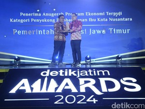 Dukungan Terhadap IKN Antar Pemprov Jatim Raih detikJatim Awards 2024