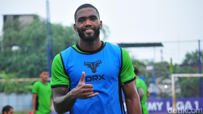 Penyerang PSIS Semarang asal Angola, Evandro Brandao. Foto diunggah pada Selasa (26/11/2024).