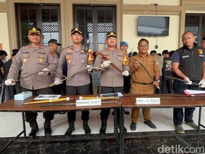 32 Pelajar di Jambi Ditangkap karena Tawuran, Berawal Saling Ejek di Medsos