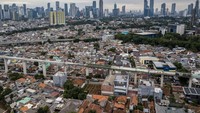 LRT Jakarta fase 1B dengan rute sepanjang 6,4 kilometer ini akan menghubungkan lima stasiun. 