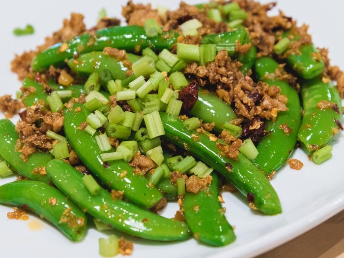 Resep Tumis Kapri Manis Ayam Cincang Pedas