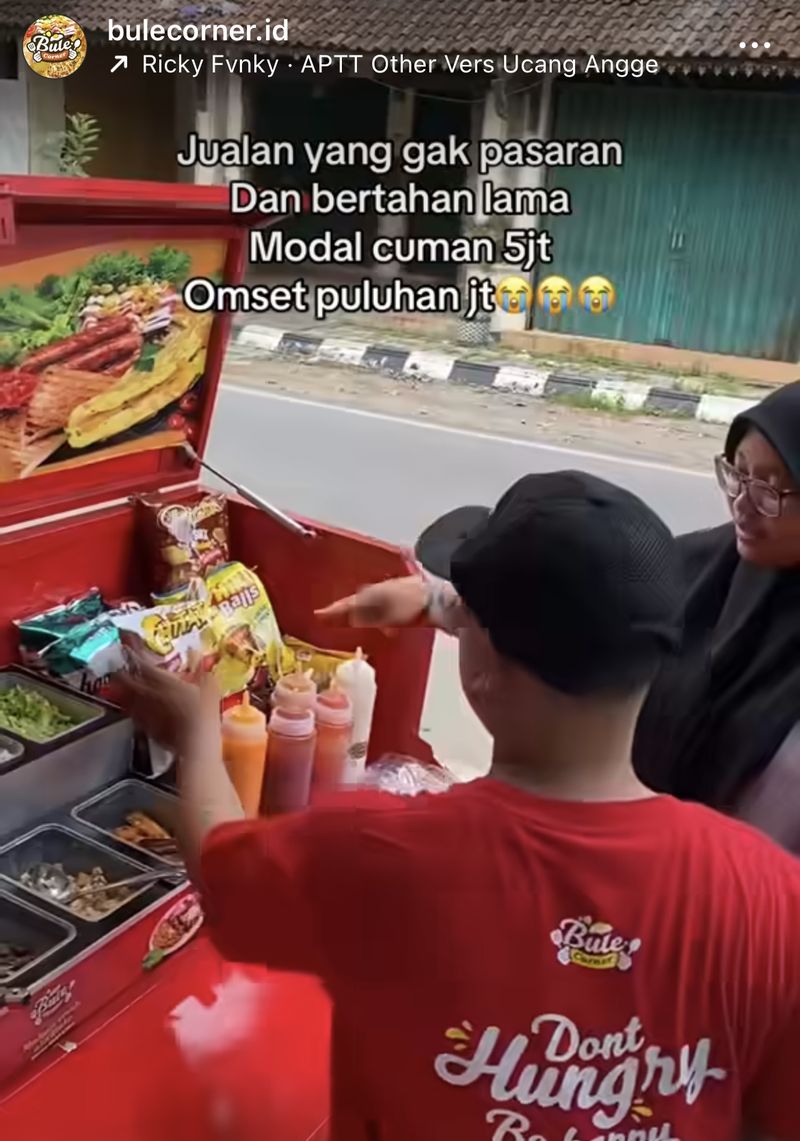 Viral Camilan ala Amerika hingga Steak Dijual di Kaki Lima