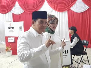 Acep Adang Menang Telak di TPS 04 Tempatnya Nyoblos