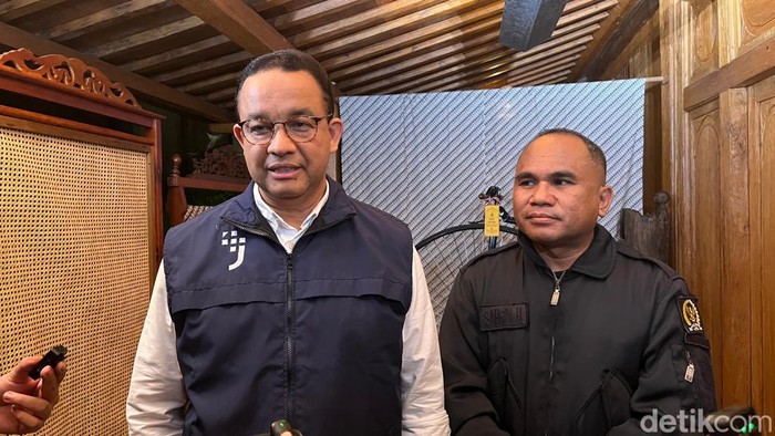Anies Baswedan dan Sahrin Hamid.