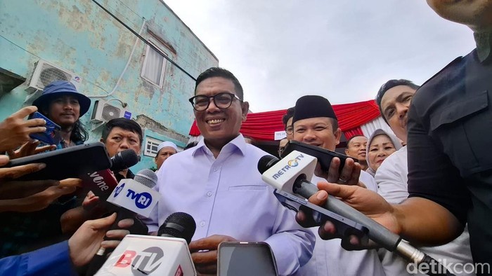 Calon Gubernur Banten nomor urut 2 Andra Soni (Brigitta Belia/detikcom)
