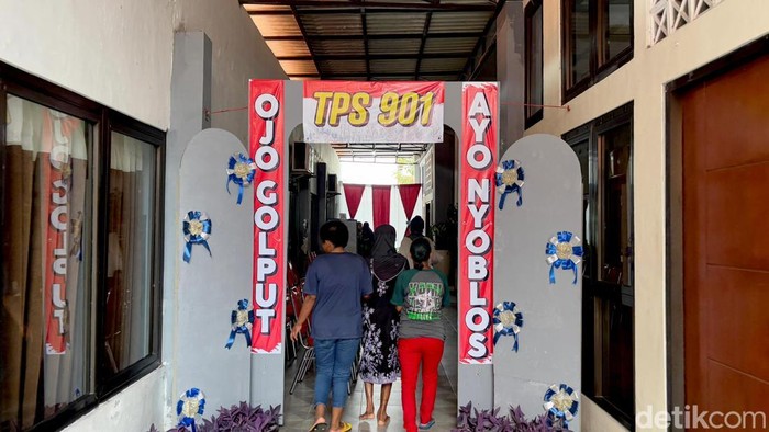 Coblosan di Liponsos Keputih Surabaya Coblosan di Liponsos Keputih Surabaya