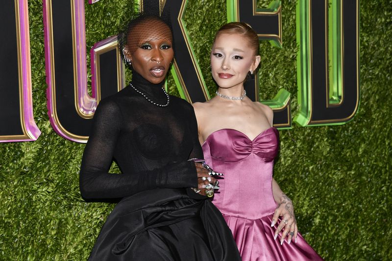 Cynthia Erivo dan Ariana Grande di Premiere 'Wicked' Cynthia Erivo, kiri, dan Ariana Grande menghadiri pemutaran perdana