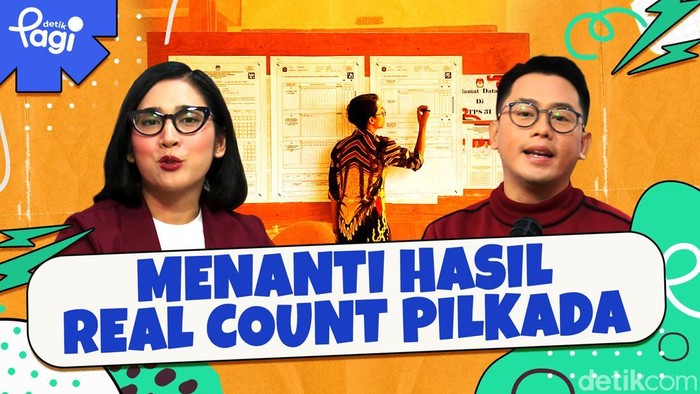 Detik Pagi edisi Kamis, 28 November 2024 membahas Menanti Hasil Real Count Pilkada