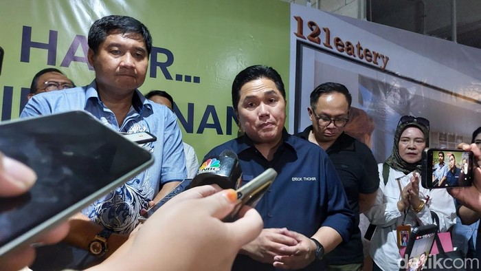 Erick dan Ara Cek Proyek Hunian Nyambung Stasiun di Depok