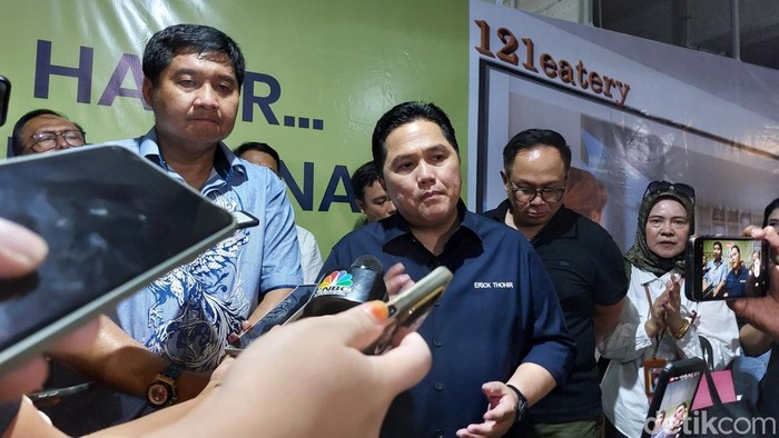Erick dan Ara Cek Proyek Hunian Nyambung Stasiun di Depok