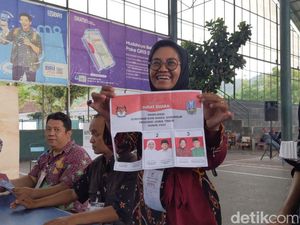 Gambar Luluk-Lukman di Surat Suara Hilang Dilubangi Pemilih Iseng