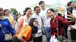 Gaya Pramono dan Keluarga Nyoblos di Cipete Jaksel