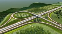 Ini merupakan desain Interchange Tungkal Jaya. 