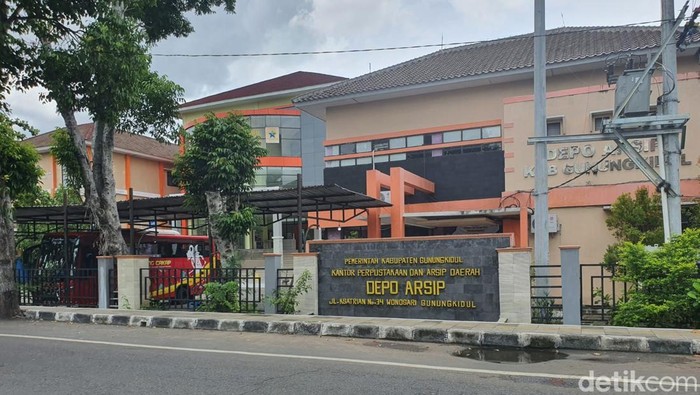 Kantor Perpustakaan dan Arsip Daerah Kabupaten Gunungkidul. Foto diunggah Rabu (27/11/2024).