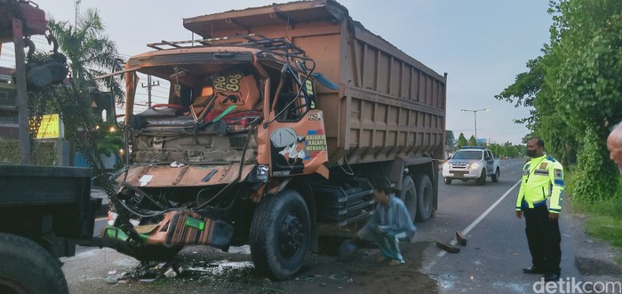 Kecelakaan truk di Ceper, Klaten, Rabu (27/11/2024).