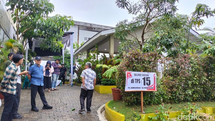 Lokasi TPS 15 Kelurahan Asam Kumbang, tempat Bobby Nasution memilih di Pilkada serentak 2024 (Foto: Nizar Aldi/detikSumut)