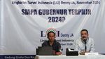 LSI Denny JA Sampaikan Hasil Quick Count Pilkada Jakarta