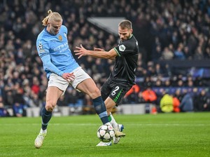 Man City Vs Feyenoord: Penalti Haaland Jadi Pembeda di Babak I
