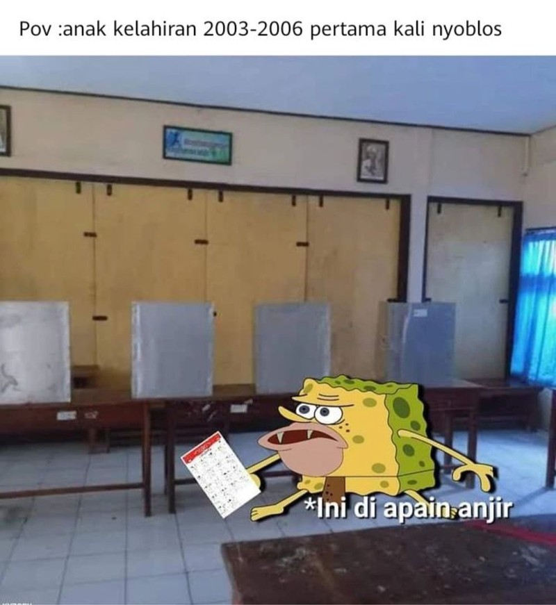 Pilkada Serentak 2024 dilaksanakan hari ini. Meme kocak pertama kali nyoblos berikut ini kayaknya relate buat para gen Z.