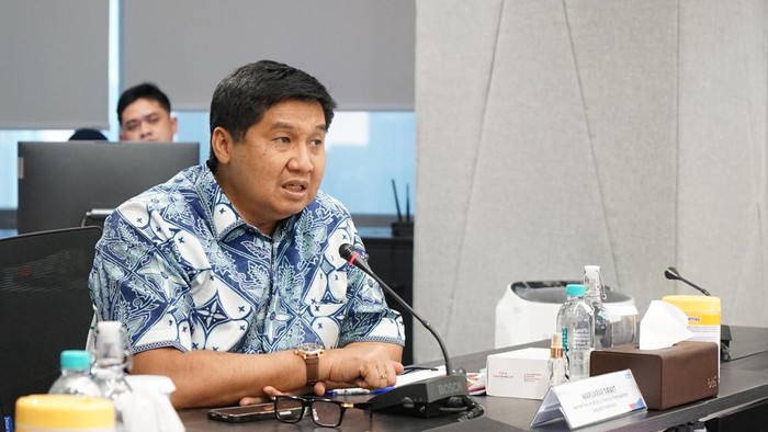 Menteri PKP Maruarar Sirait dalam Rapat Koordinasi Program 3 Juta Rumah di Menara 2 BTN