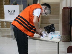 Nyoblos Pilkada, Tahanan KPK Tetap Pakai Rompi Oranye