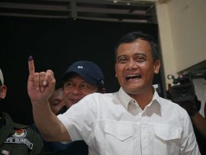 Ahmad Luthfi Nyoblos di Solo, Optimistis Menang Pilgub Jateng