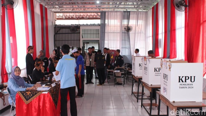 Pencoblosan di Lapas Majalengka