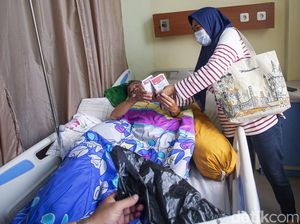 Potret Pasien Rawat Inap Nyoblos di Rumah Sakit