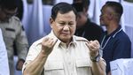 Potret Prabowo Nyoblos di TPS 08 Bojongkoneng Bogor