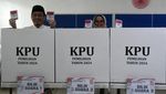 Potret RK-Suswono Gunakan Hak Pilih di Bandung dan Bogor