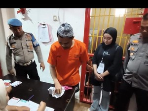 Potret 26 Tahanan Nyoblos Pilkada di Rutan Polres Tangsel