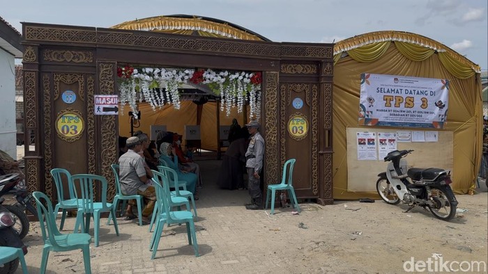 Potret TPS 03 Rembang tempat Gus Yasin nyoblos, Rabu (27/11/2024).