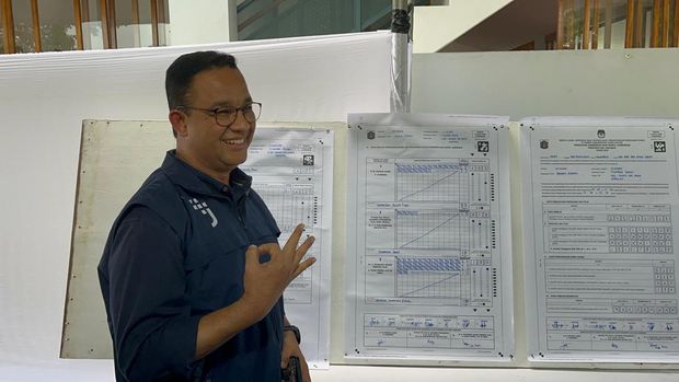 Pramono-Rano unggul di TPS Anies
