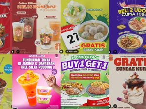 25 Promo Kuliner Buat yang Mencoblos di Pilkada 2024 Hari Ini, Serbu!