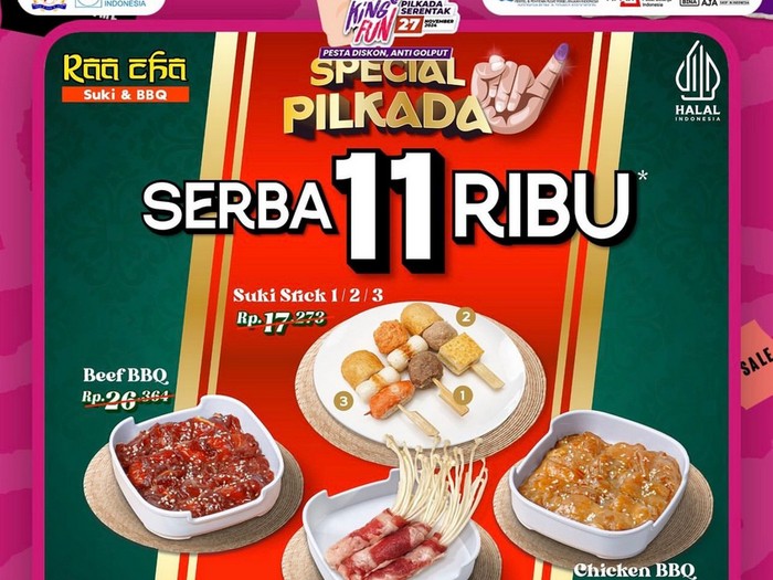 promo restoran spesial Pilkada 2024
